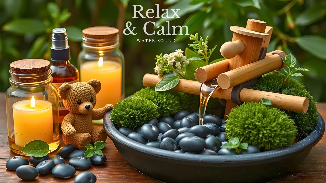 Sleep Music with Water Sounds 🌳 Spa Music, Insomnia Relief, Relaxation Music