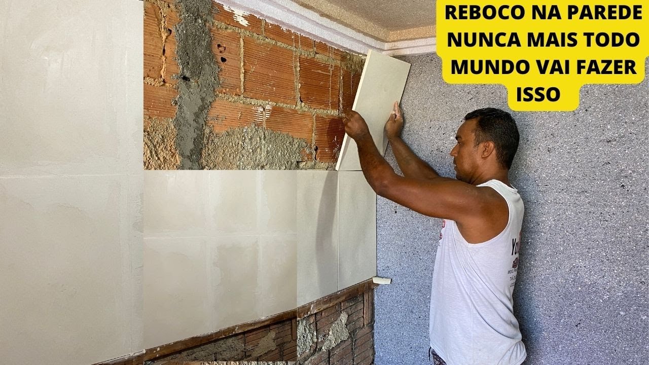 ✅IDEIA GENIAL COM CUSTO MUITO BAIXO REBOCO NUNCA MAIS  VEJA ISSO VAI VIRA FEBRE