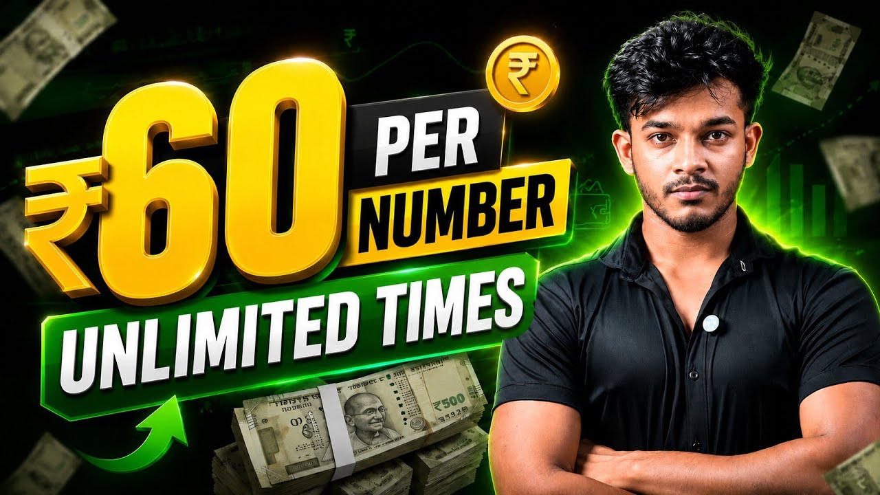 New Earning App Today 🔥 Earn ₹60 Per Number? Full Review & Proof | Real Cashback App 2026