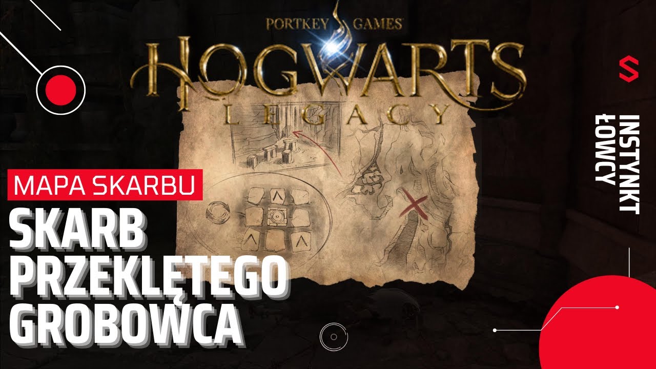 Hogwarts Legacy - Skarb Przeklętego Grobowca | Mapa skarb&oacute;w (Treasure Map) Dziedzictwo Hogwartu