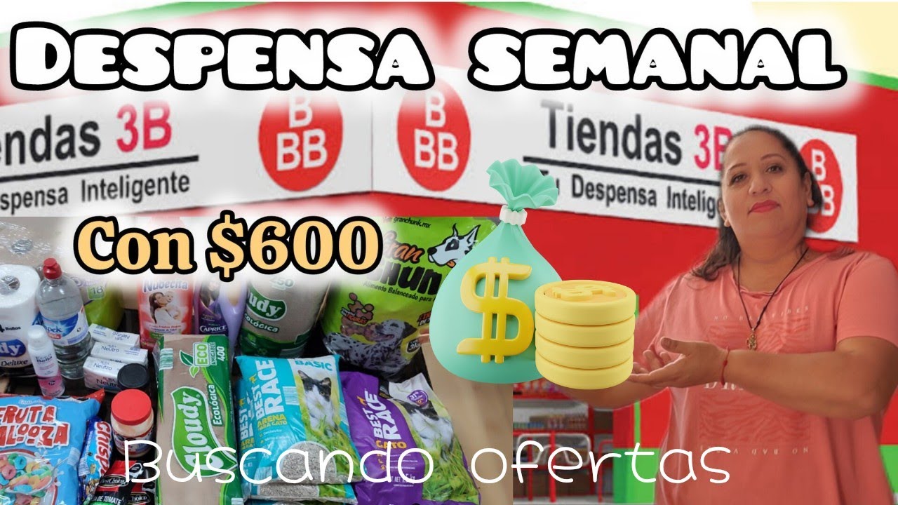 DESPENSA SEMANAL EN TIENDA 3B // BUSCANDO OFERTAS// ¿ CUÁNTO GASTAMOS?