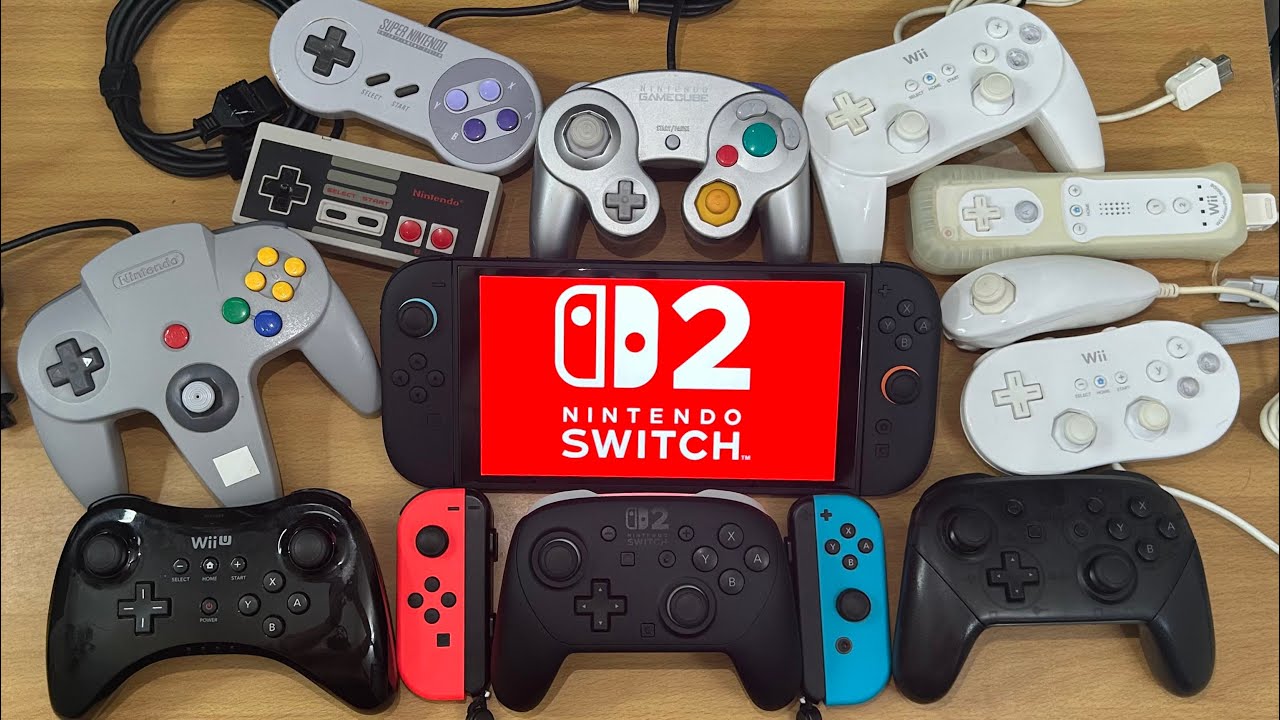 40 Years of Nintendo Controllers on Switch 2 – Does It Work?