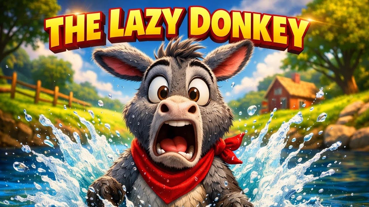 The Lazy Donkey | Moral story for kids| Bedtime story