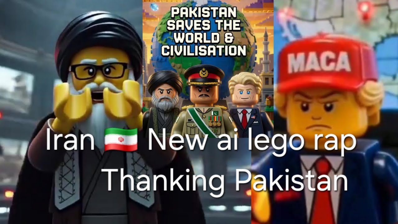 IRAN 🇮🇷  NEW LEGO RAP VIDEO (THANKING PAKISTAN) JUST DROPPED NOW!