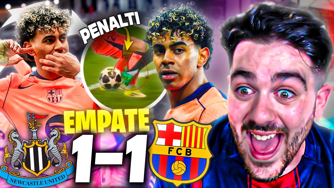 Un PENALTI SALVA al BARÇA y EMPATA 1-1 contra el NEWCASTLE *SE DECIDE en el CAMP NOU* - RESUMEN