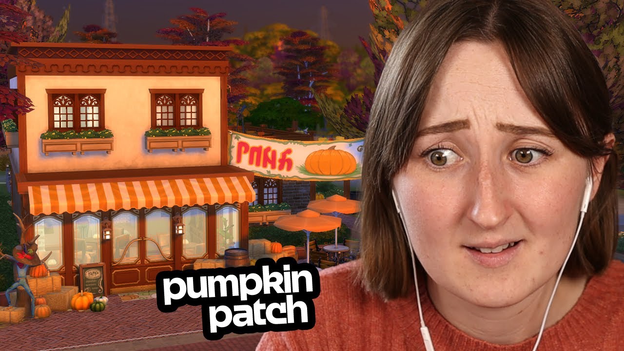 i built a PUMPKIN PATCH in the sims!
