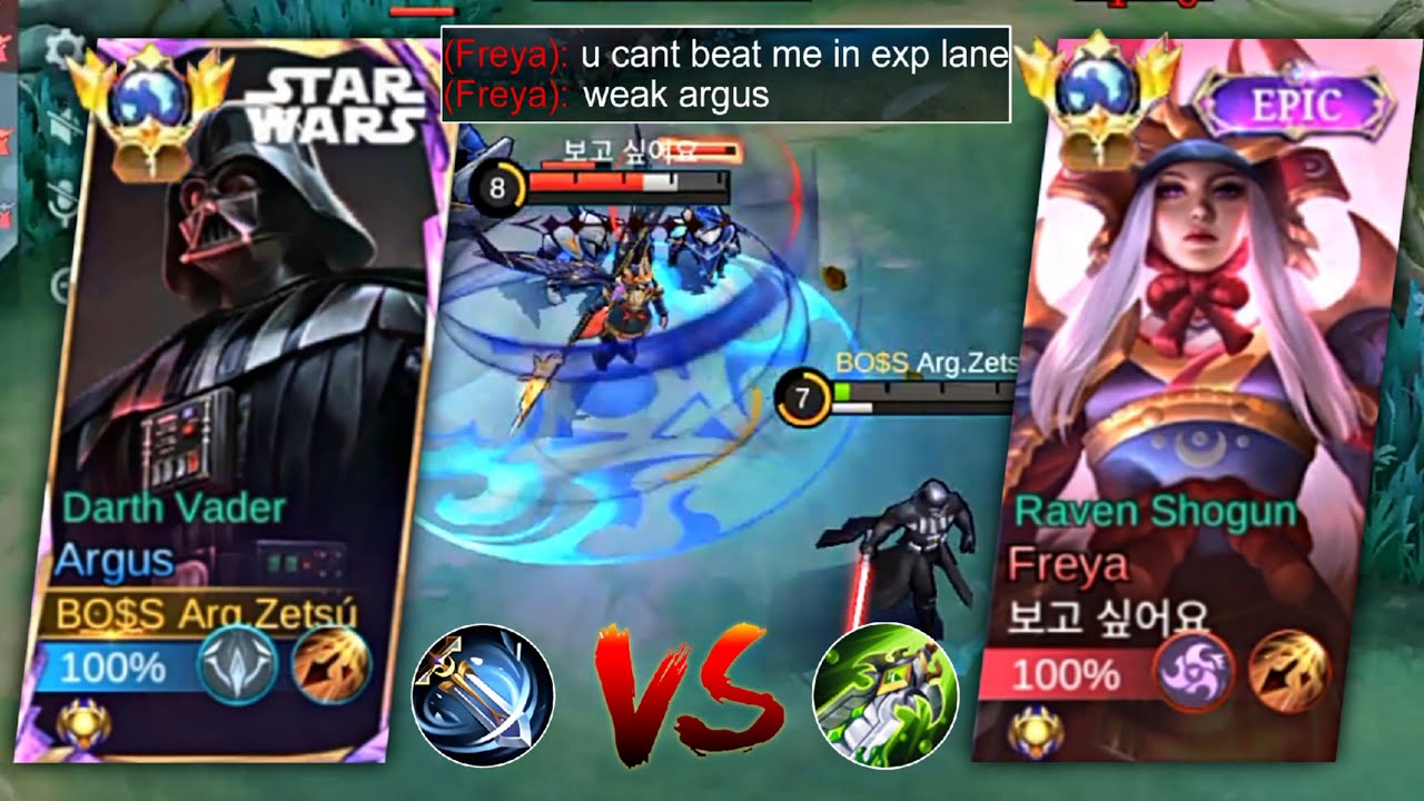 ARGUS VS FREYA!! FALLEN ANGEL VS WAR ANGEL!! WHO HAS THE BEST DAMAGE!!!