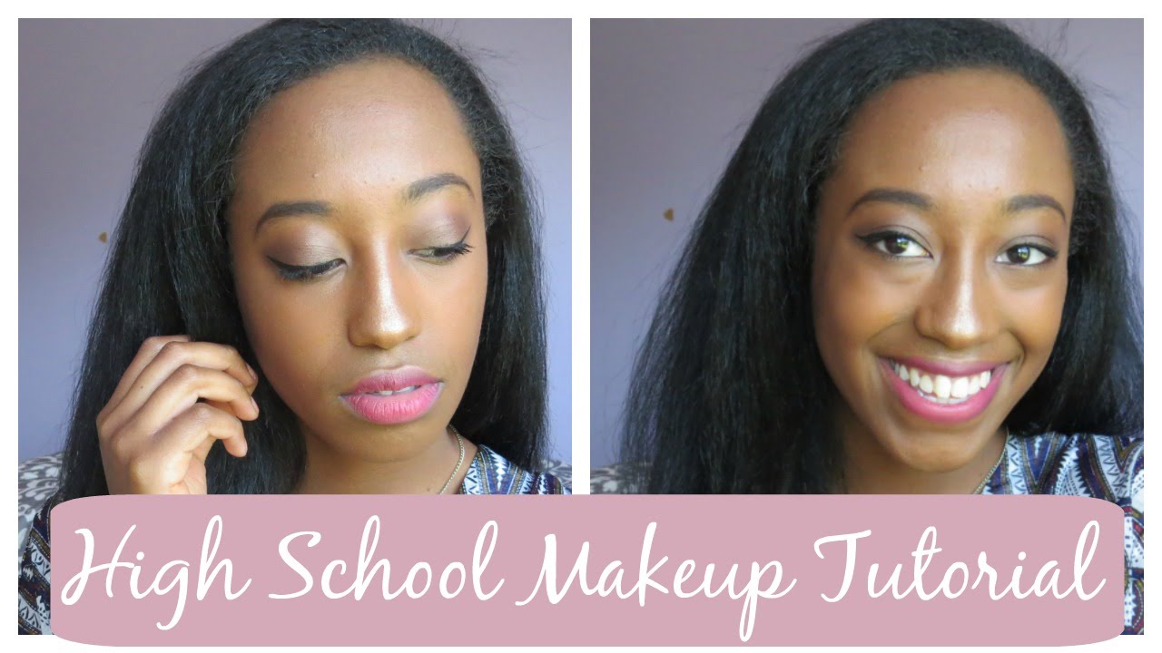 BACK TO SCHOOL HIGH SCHOOL MAKEUP TUTORIAL