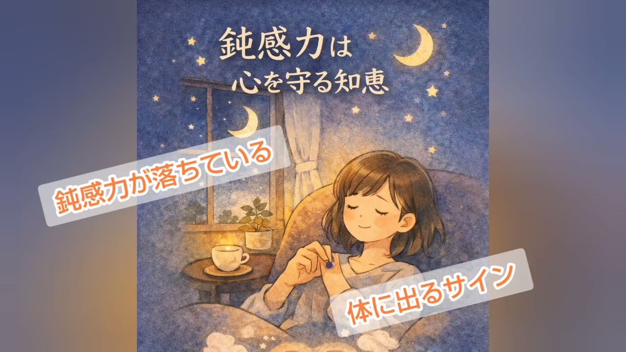 鈍感力が落ちているとき、体に出るサイン〜東洋医学でみる心と体の疲れ〜