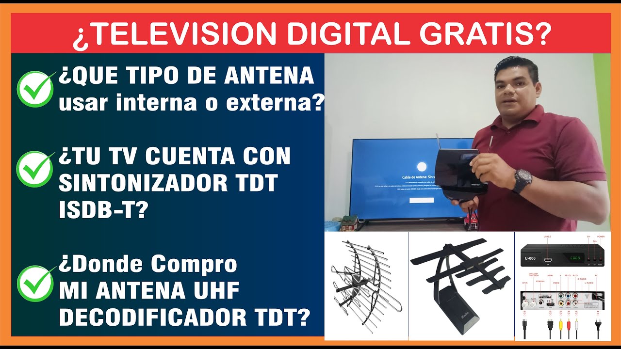 Señal de Television Digital gratis en peru Cómo Instalar Antena UHF y Disfrutar de la Mejor señal