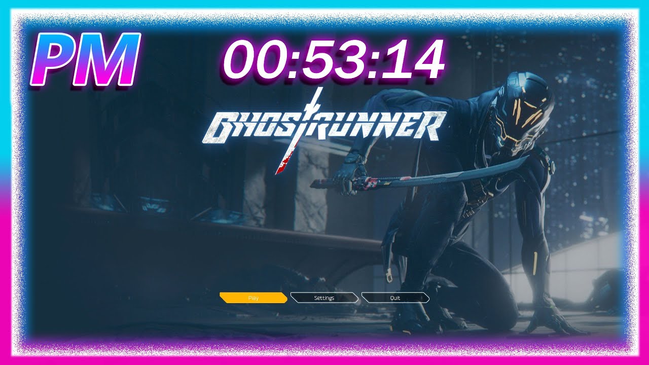Ghostrunner Demo 'An Awakening' Speedrun - 00:53:14