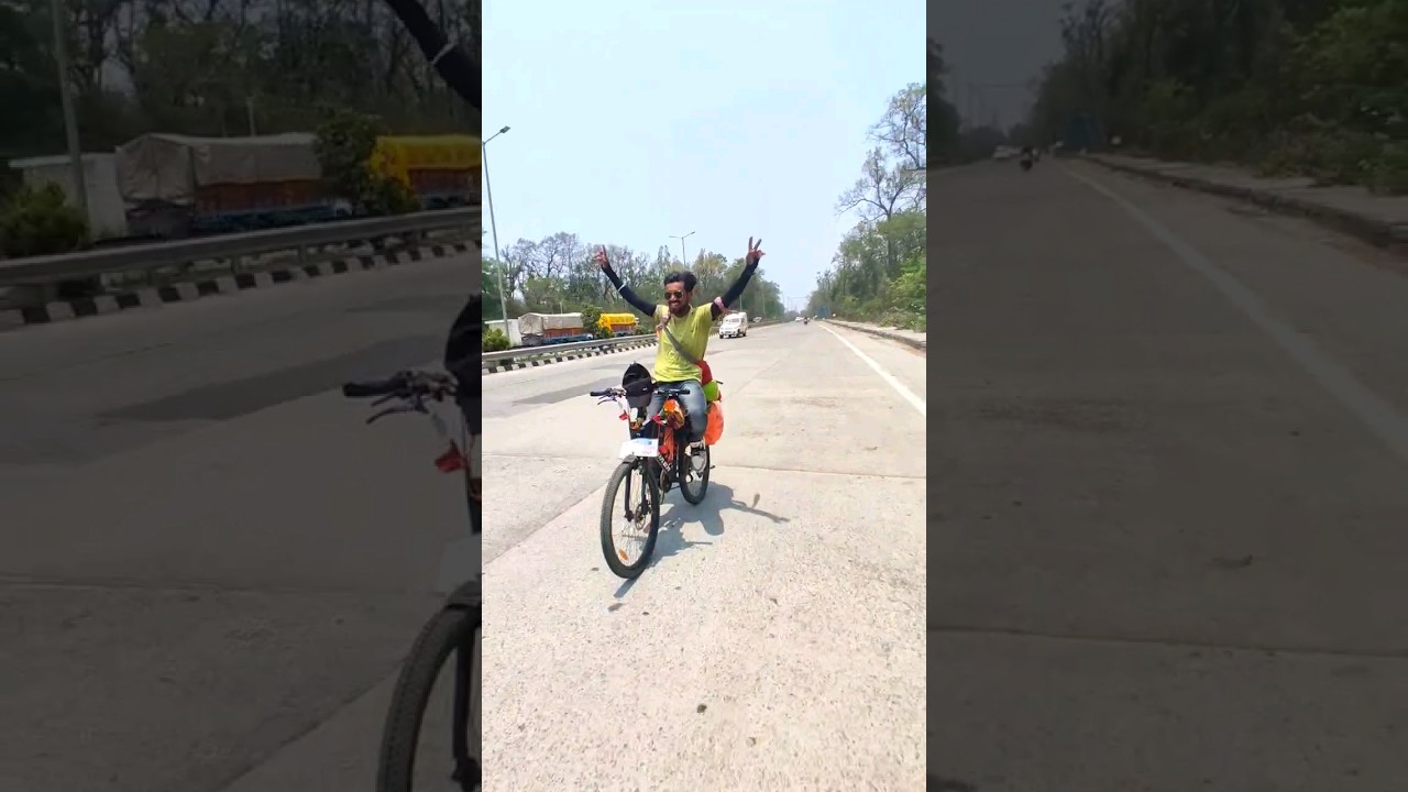 All India Cycle Ride 🚴🇮🇳 #shorts #ytshort #viral #allindiaride #cycling #travel  #anirudhroyalvlogs