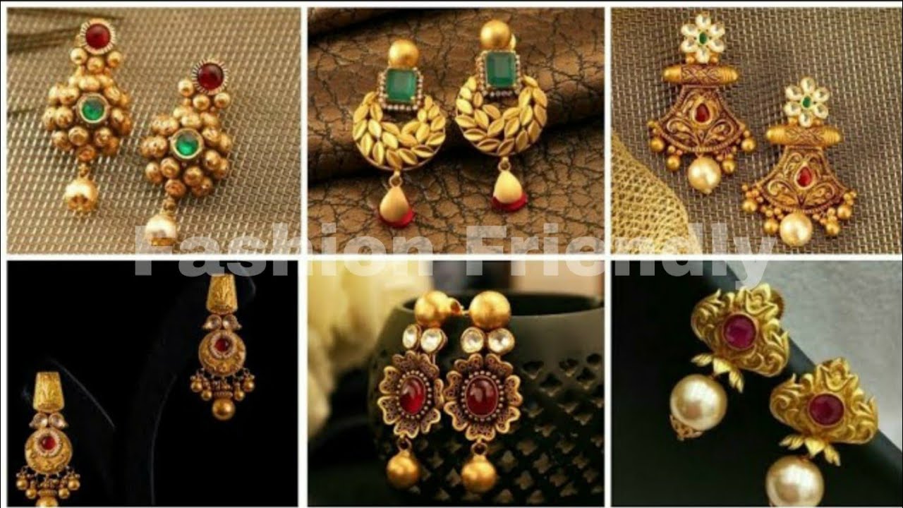 Latest Gold Earrings Designs 
/ Gold Earrings - Fashion Friendly