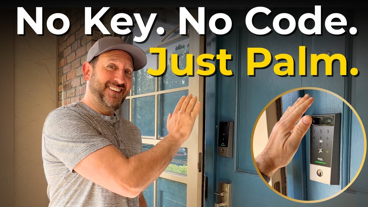 Unlock Your Door With Just Your Palm 👋 TCL D2 Pro Smart Lock Review