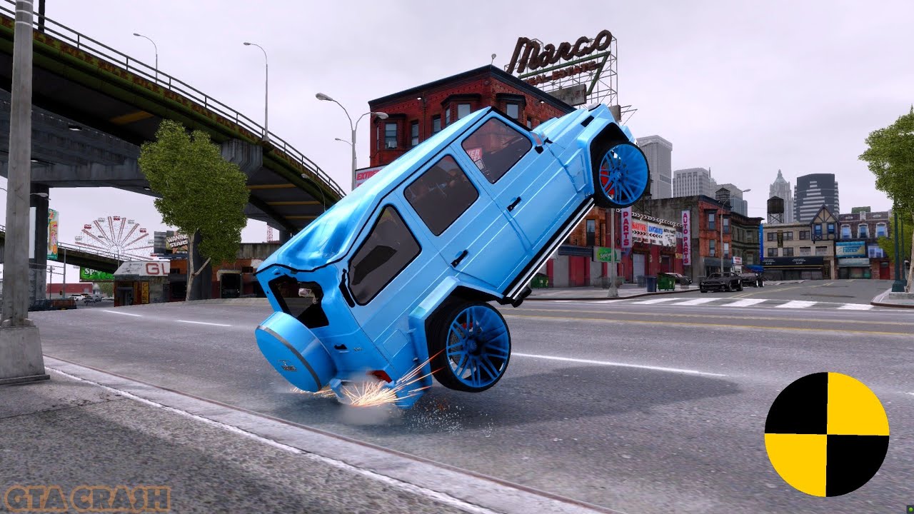 GTA 4 CRASH TESTING REAL CAR 169