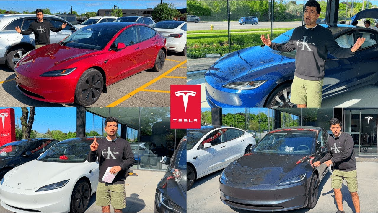 Рейтинг цветов НОВОЙ Tesla Model 3: НЕ покупать?