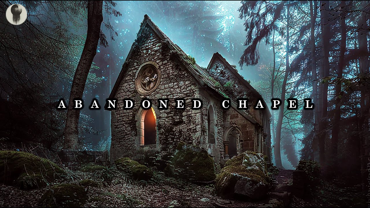 Abandoned Chapel in the Woods | Night Ambience & Eerie ASMR Sounds