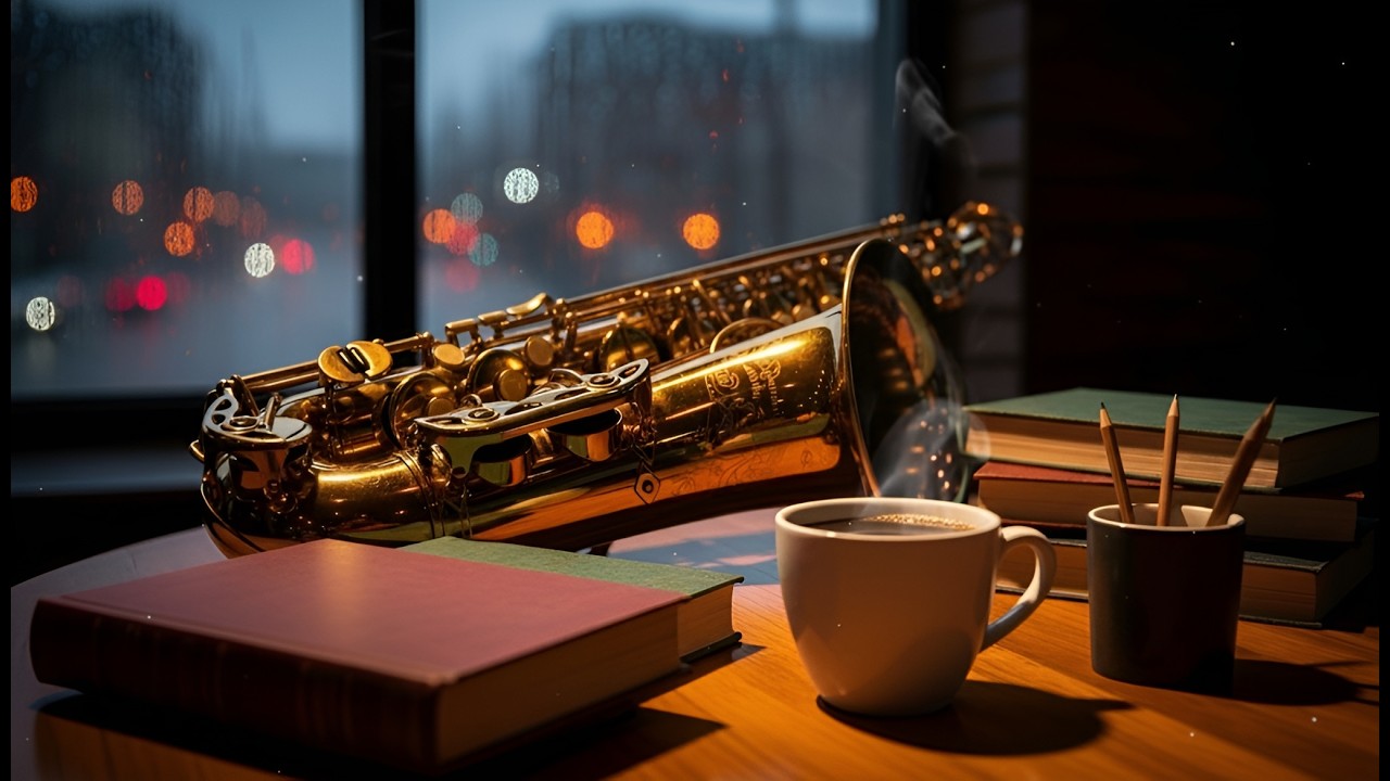 🎷 Late Night Smooth Jazz Saxophone | Very Slow Chill Jazz for Relaxing & Studying