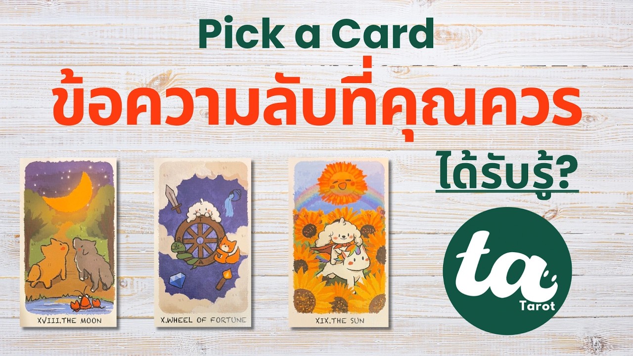 Pick a Card : ข้อความลับจาก…ที่คุณควรได้รับรู้? ⏳📩🔆: Timeless