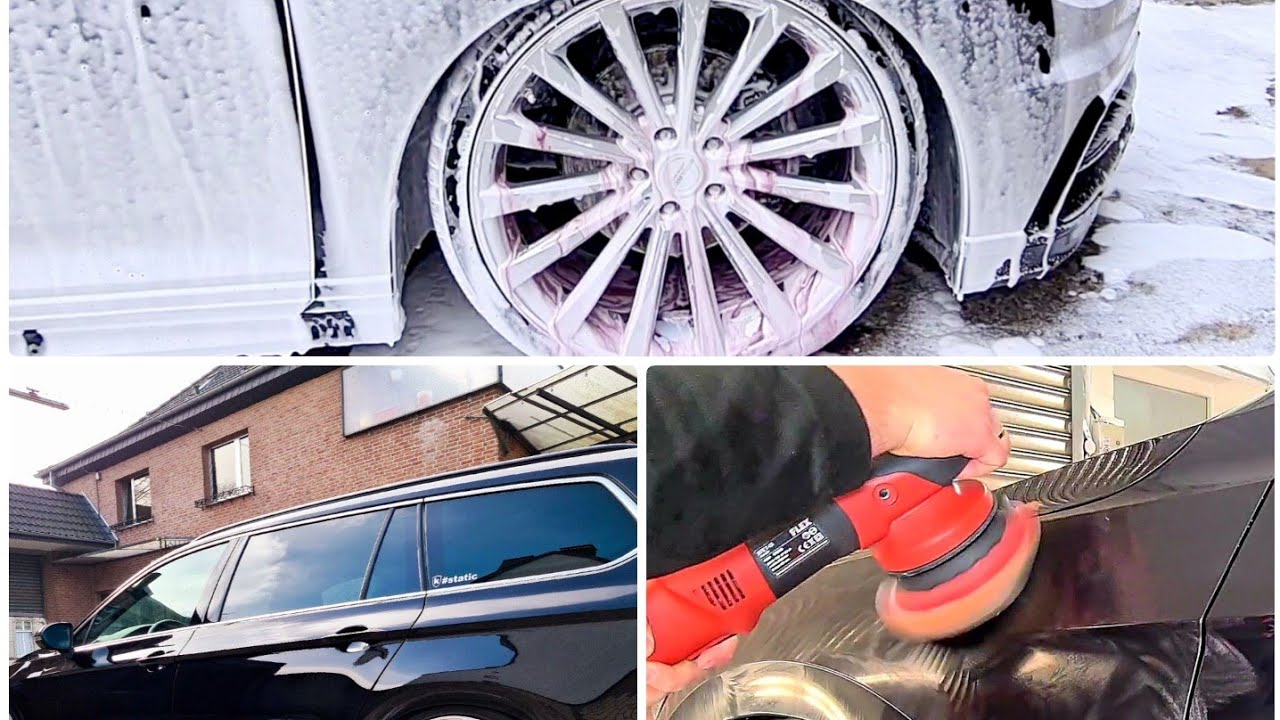 Autopflege /Car detailing Passat B8 R line Autodetaling Borbet 20 zoll Aktiv shampoo