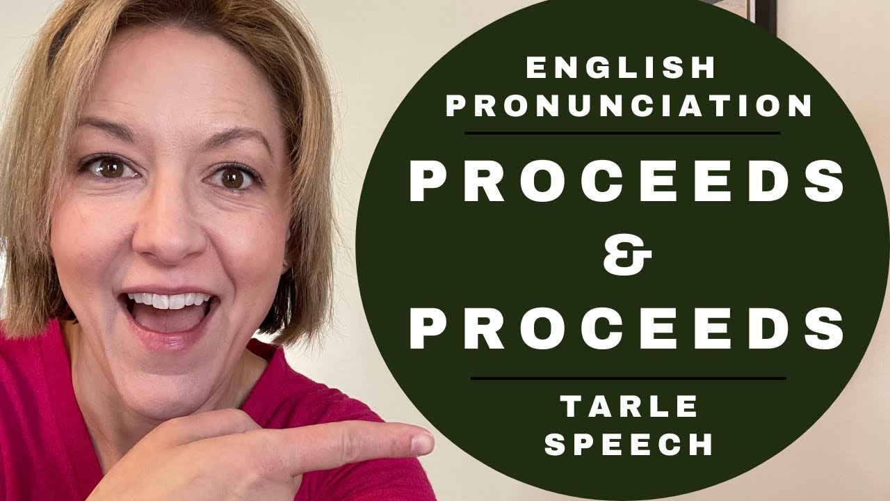 Learn to Pronounce PROCEEDS & PROCEEDS - American English Heteronym Pronunciation #learnenglish