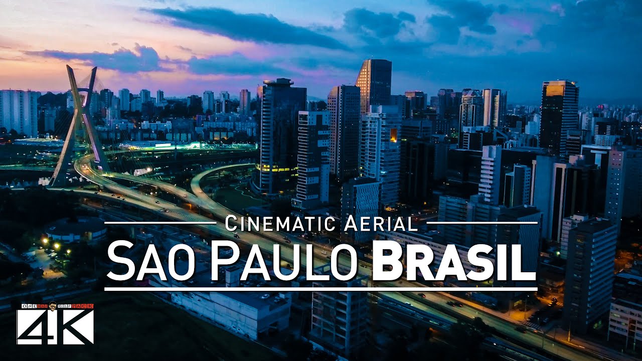 🇧🇷 4K Drone Footage SAO PAULO 🔥 Brazil 🔥🔥🔥 [DJI Phantom 4]