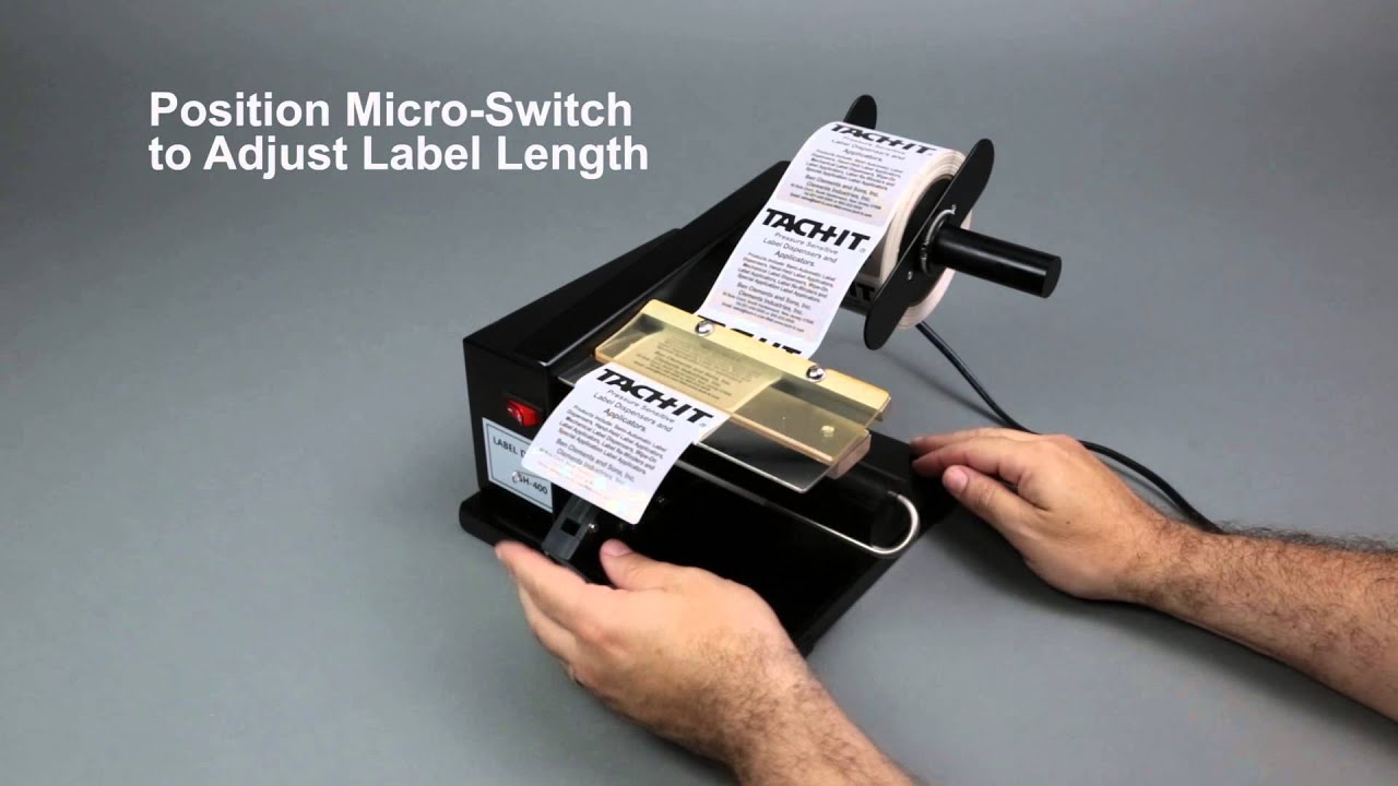 Tach-It SH-400 Ultra Economical Semi-Automatic Label Dispenser