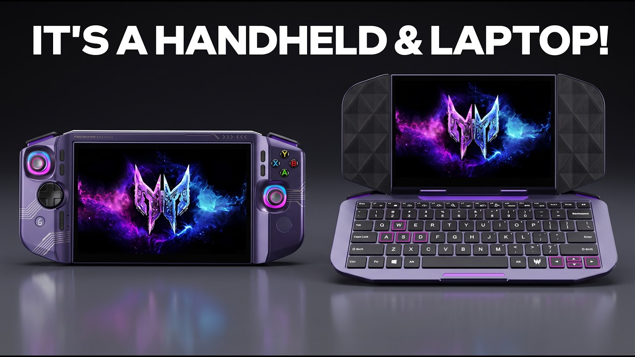 ACER ma szalonego handhelda, kt&oacute;ry składa się w laptopa!
