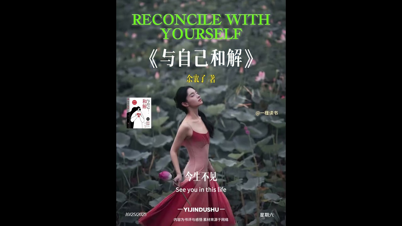 慢慢地，我学会了与整个世界和解，理解了所有的选择，接纳了所有的结局，不再追问为什么，不再执着于真假，沉默成了我最舒适的状态。晚风知我意，微凉又深情#与自己和解#阅读习惯养成记#今天你看书了吗#分享好书