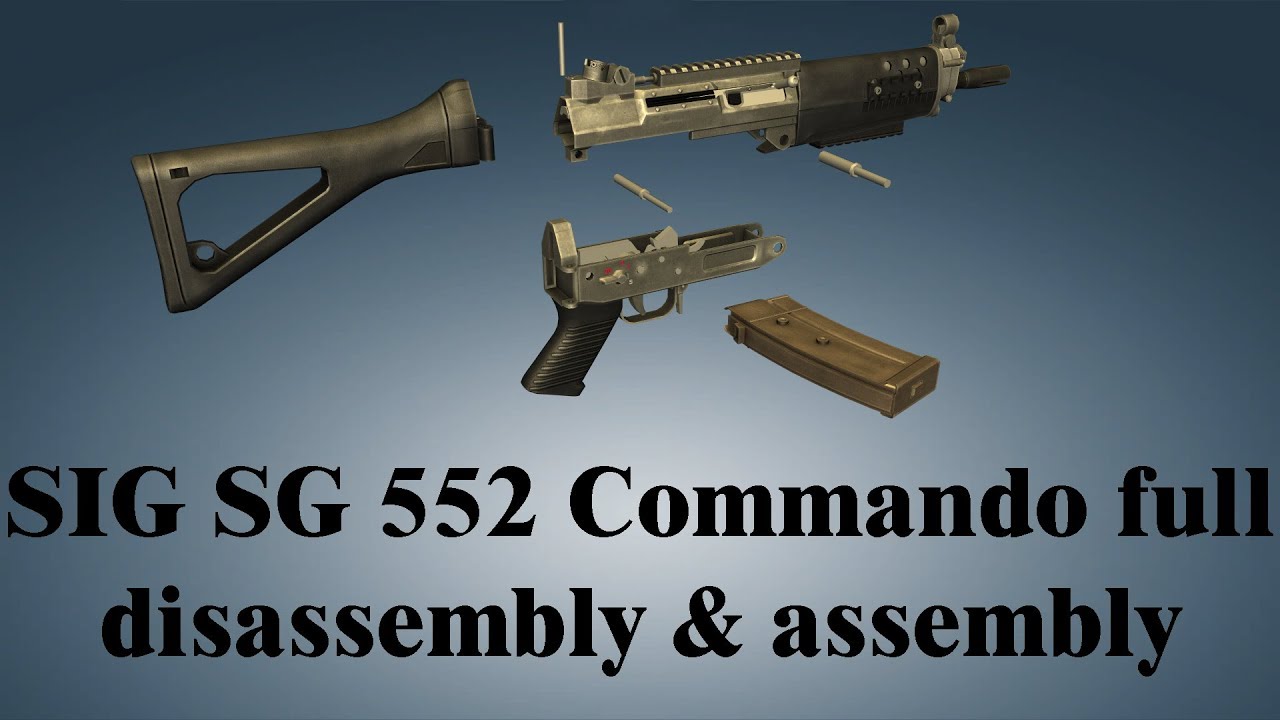 SIG SG 552 Commando: full disassembly & assembly | World of Guns