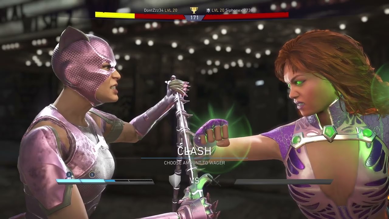 Injustice 2 - Catwoman vs Starfire