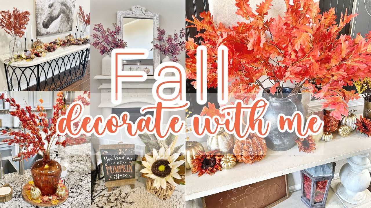 FALL DECORATE WITH ME 2022 / FALL DECORATING IDEAS / FALL DECOR HAUL