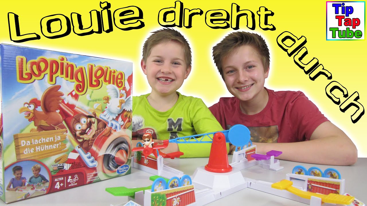 Looping Louie lustiges Spiel für die ganze Familie Hasbro Spielzeug Video TipTapTube Kinderkanal