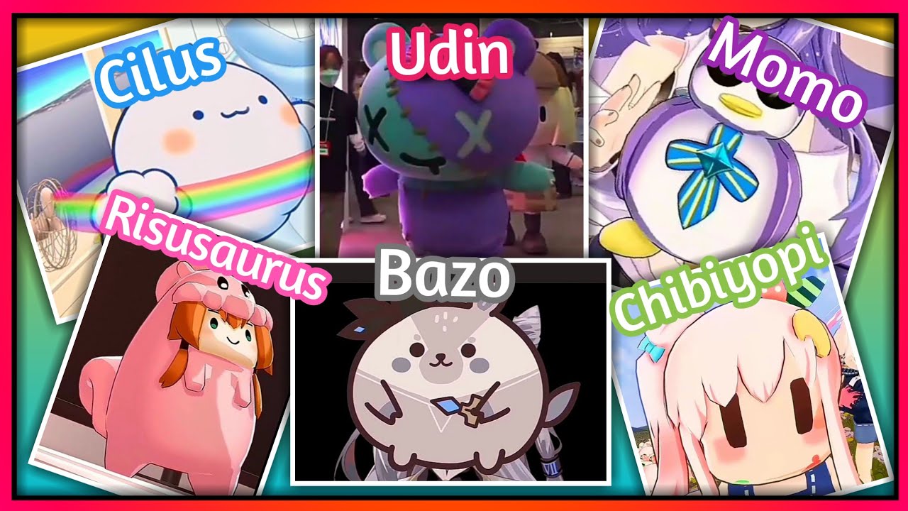 Fakta dan Mitos para Maskot CILUS, UDIN, BAZO, MOMO, CHIBIYOPI, dan RISUSAURUS