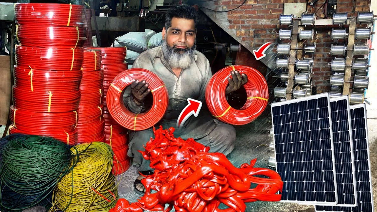 Inside a Solar Cable Factory | How Solar Wires Are Made Step by Step
