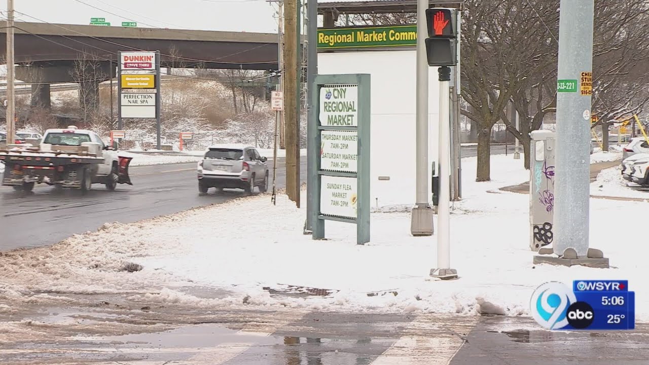 Improving pedestrian safety around the regional market in Syracuse