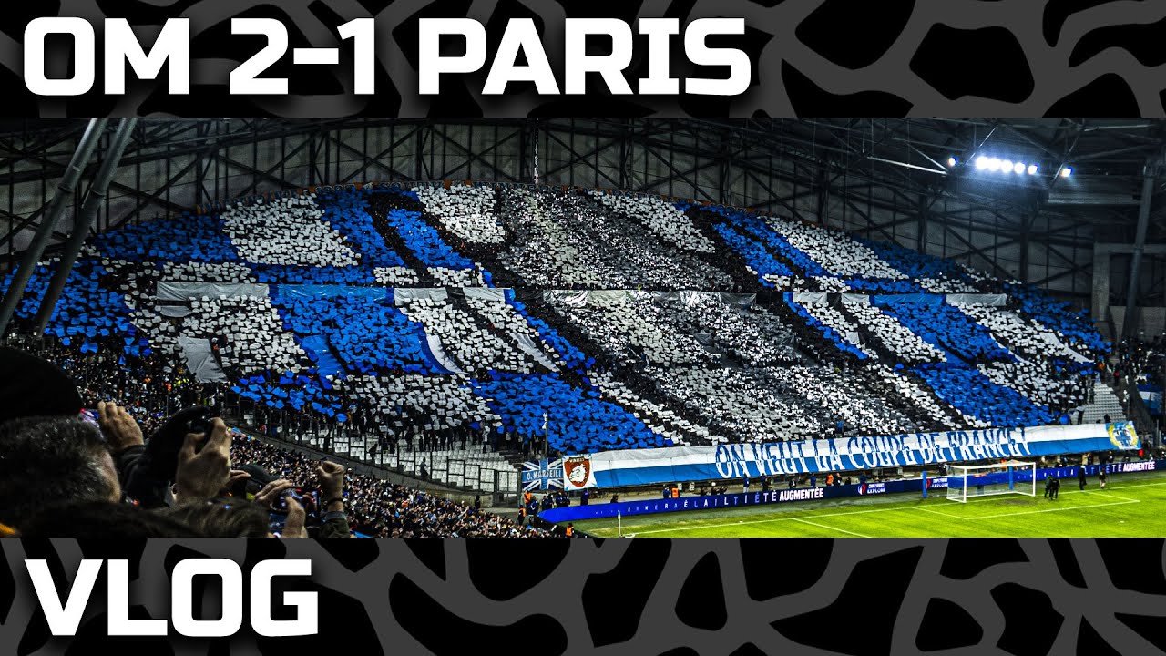 OM 2-1 PSG | HISTORIQUE une AMBIANCE DE FOU dans un VELODROME EN FEU 🔥 Vlog