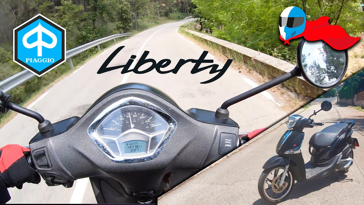 2020 Piaggio Liberty S 125 (8kW) POV 4K [Test Drive Hero] #185  ELASTICITY, BRAKES & DYNAMIC SCOOTER
