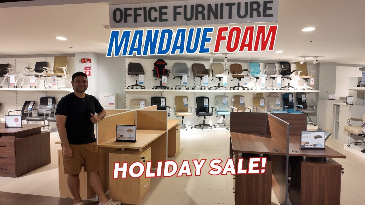 MANDAUE FOAM | OFFICE FURNITURE, TABLE, CHAIR, GAMING CHAIR | HOLIDAY SALE 2025-2026 | Dan and Dowen
