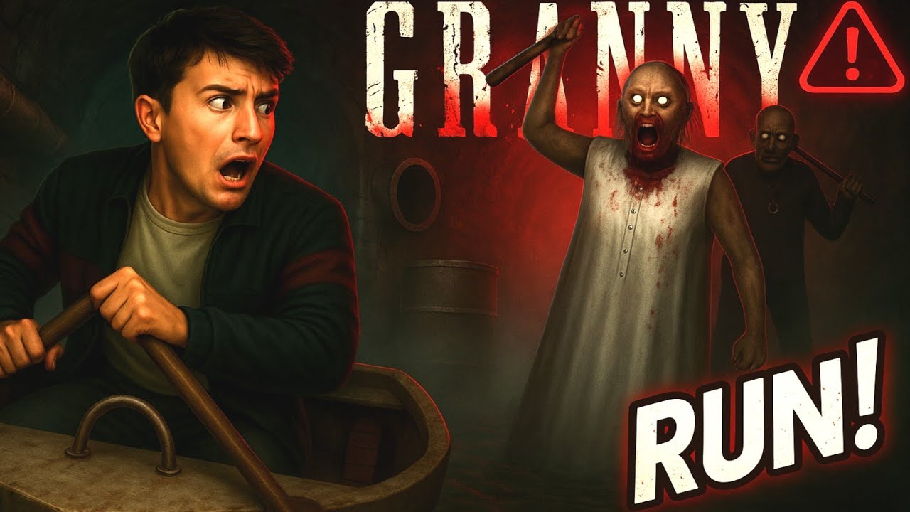 I ALMOST DIED ESCAPING THE GRANNY'S HOUSE! | GRANNY CHAPTER 2