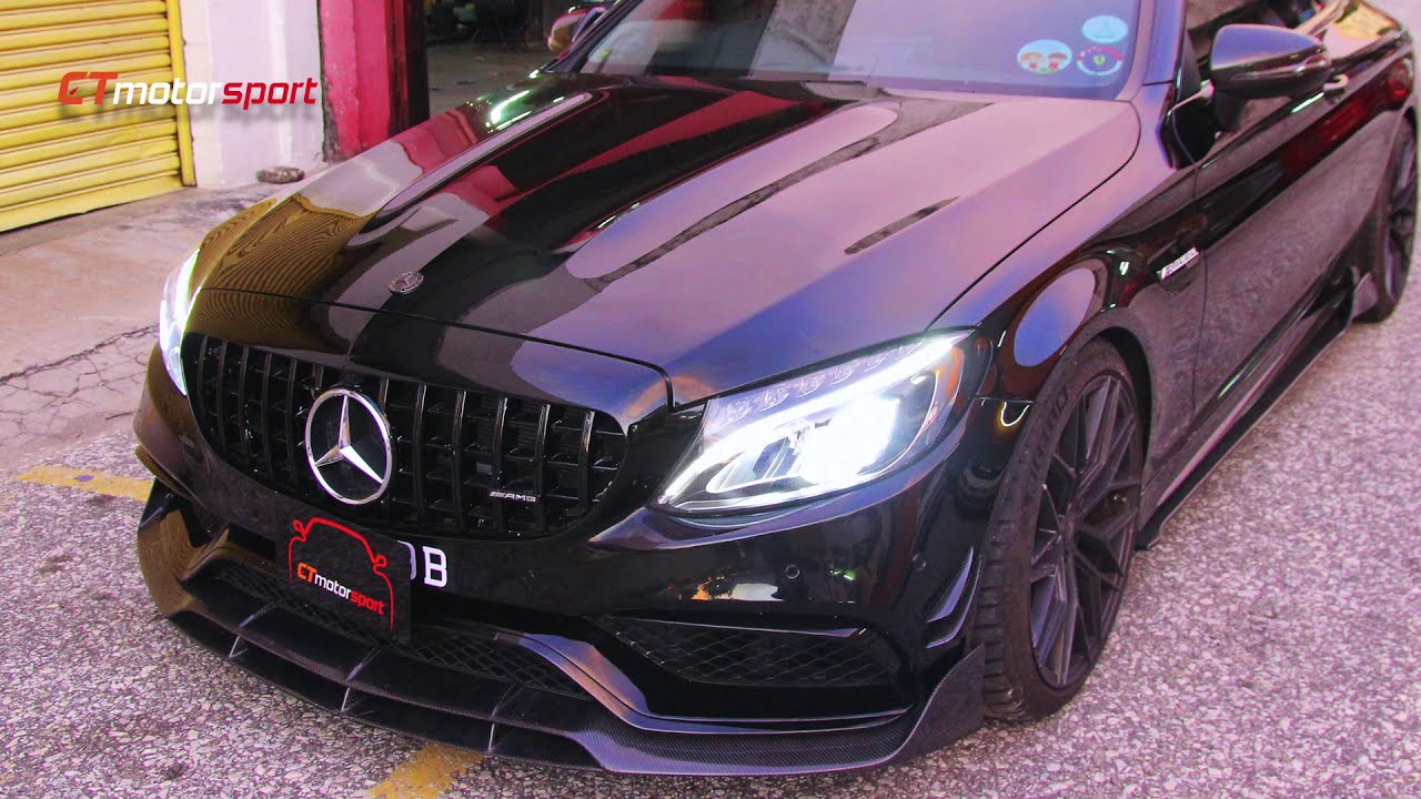 Mercedes Benz C205 Coupe NON AMG convert to C63 Bodykit