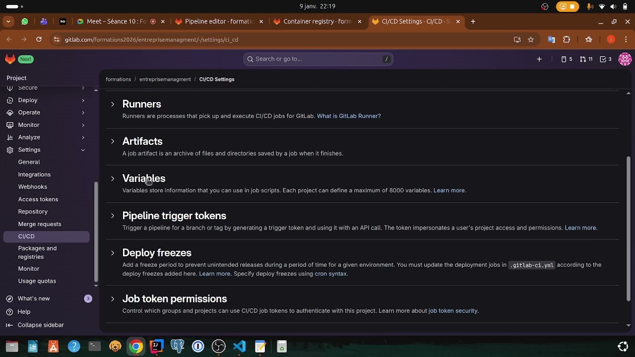 S10: Part 2: Spring Boot - Gitlab-CI [ENSAO]