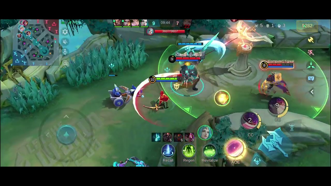 Moba legends 5 VS 5 game 👾👾#mistgirl #game 