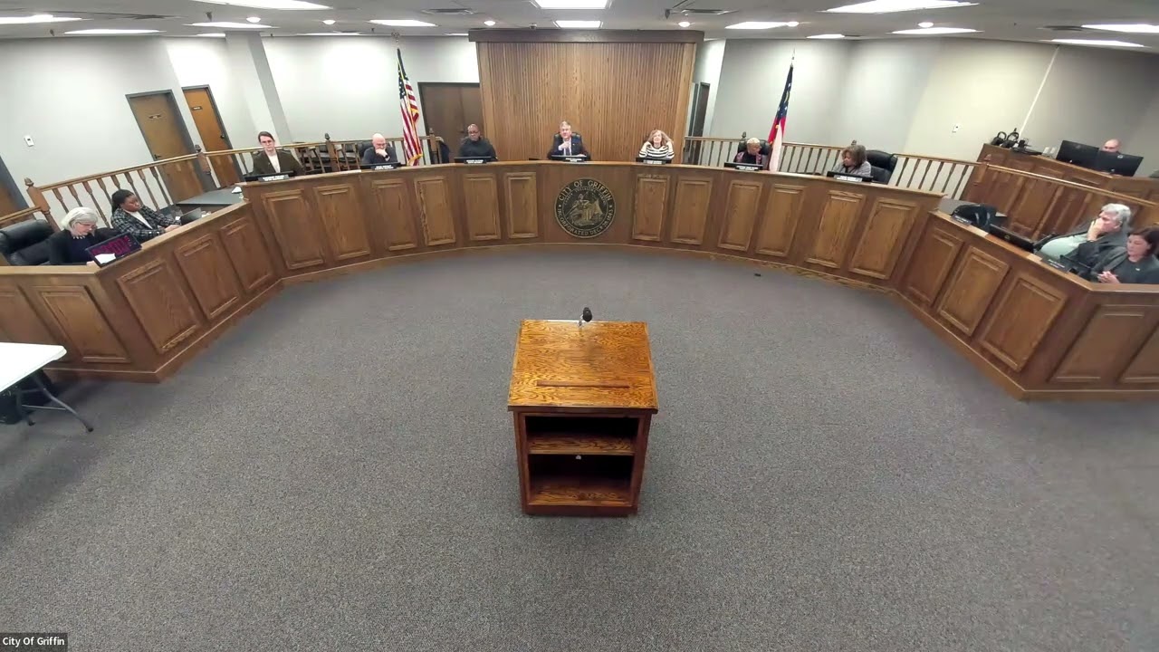 City of Griffin Board of Commissioners' Meeting January 27, 2026