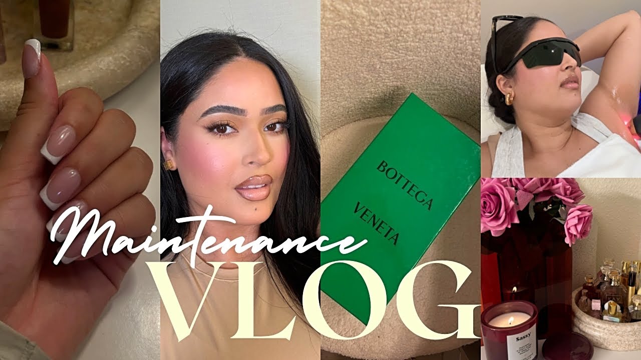 MAINTENANCE VLOG 🤎 I'M BACK...GETTING BOTOX, LIP FLIP + LASER + SELF CARE + LUXURY FALL HAUL + GRWM!