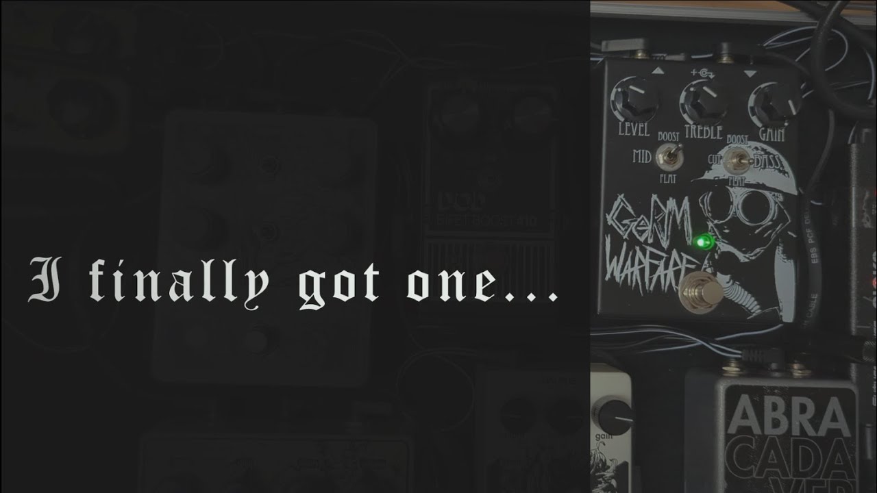 Electrofoods GERM WARFARE - Germanium Boost/Drive/EQ/Preamp. Pedals and Tea EP 15