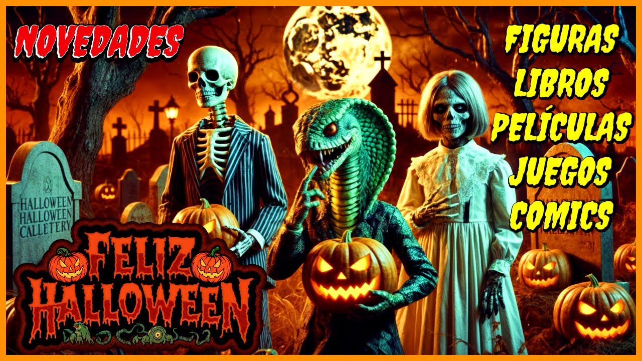 ESPECIAL HALLOWEEN 2024. ORIGEN DE HALLOWEEN, PELÍCULAS DE TERROR, LIBROS, COMICS, JUGUETES...