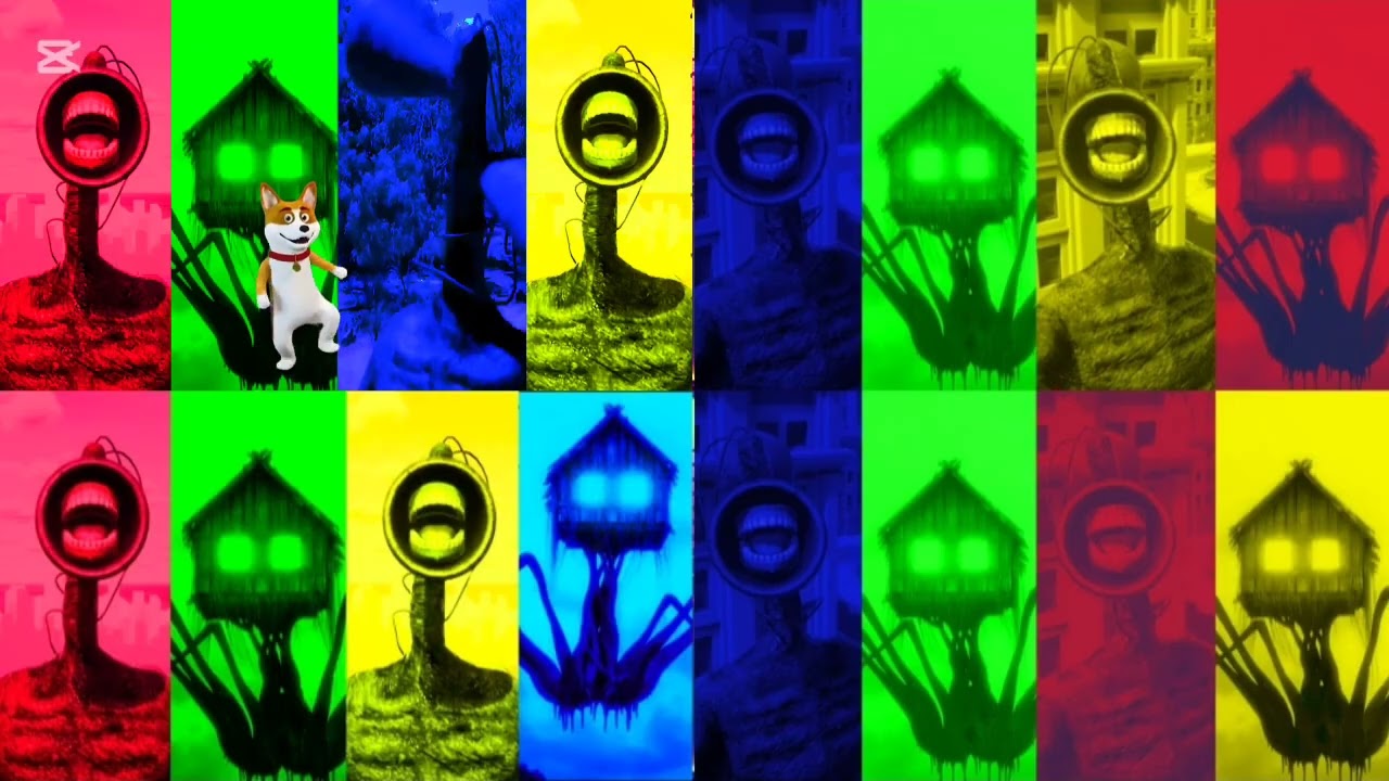 SIREN HEAD: Mega battle and     #sirenhead  #megabattle  #horrorvideo  #foundfootage