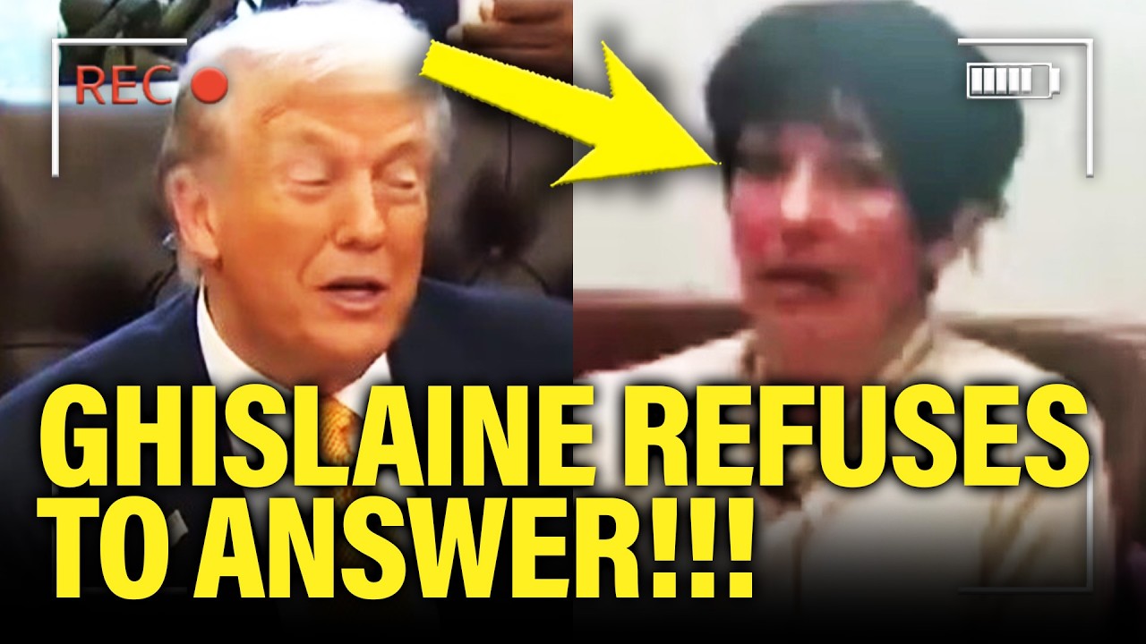 Ghislaine GOES SILENT at Deposition to help TRUMP COVER UP!!