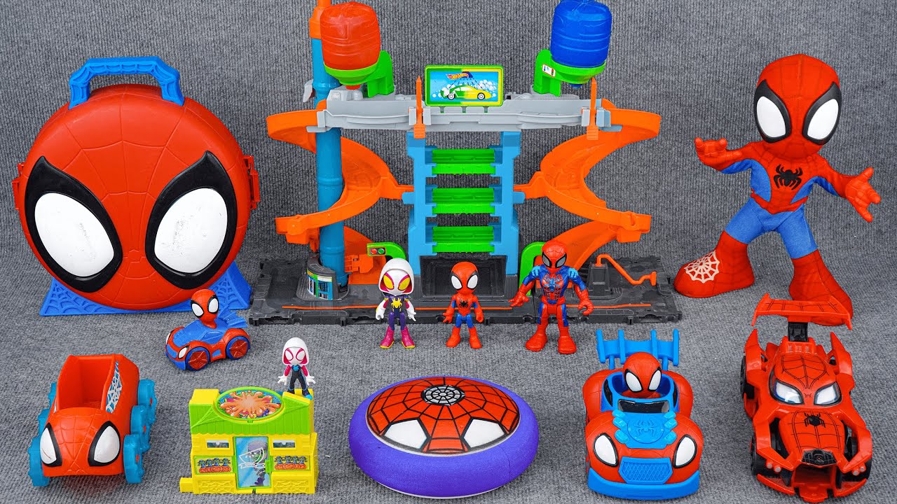 Marvel Spiderman Collection Unboxing Review| LEGO Marvel City Mega Car Wash|Action Launch Carry Case